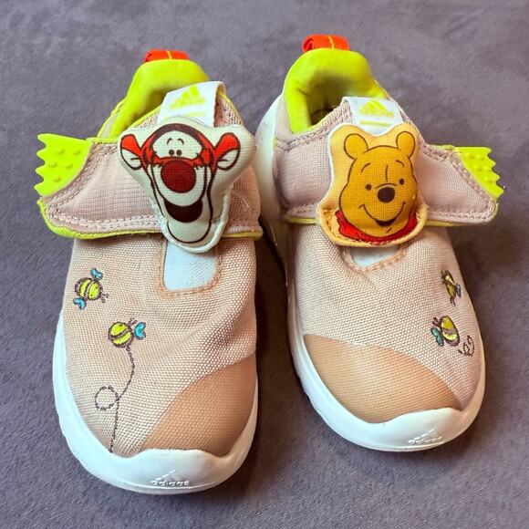 Adidas x Disney Suru365 Winnie the Pooh Tigger Slip-On Shoes Sneakers US 7 7K - Picture 1 of 10